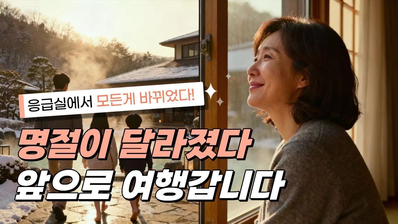 내년 명절엔 안갑니다.  며느리 선언하자 가족이 바뀌었습니다
