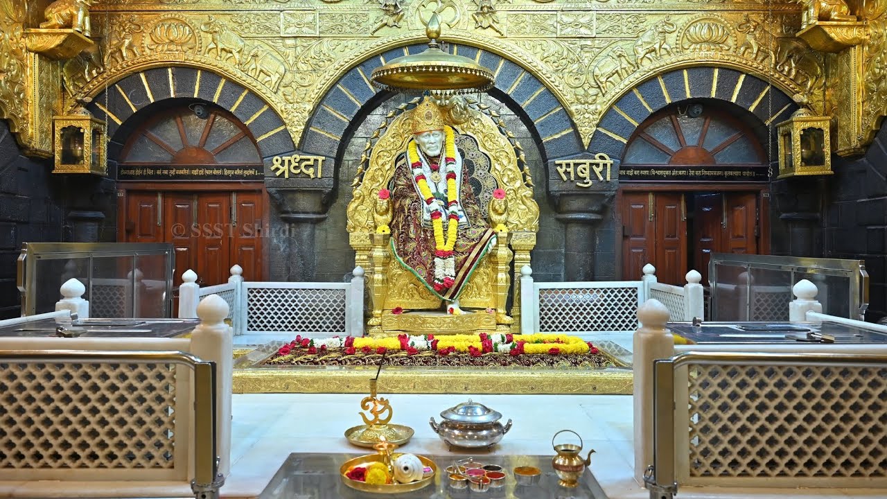 சீரடி சாய்பாபா வெள்ளிக்கிழமை காலை தரிசனம் 🕉️ Shirdi Saibaba Friday Morning Darshan! #saibaba