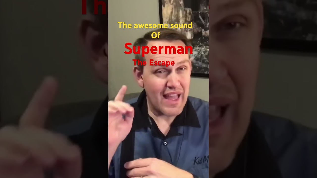 Superman the escape from Krypton at Magic Mountain. What makes that sound see the full video