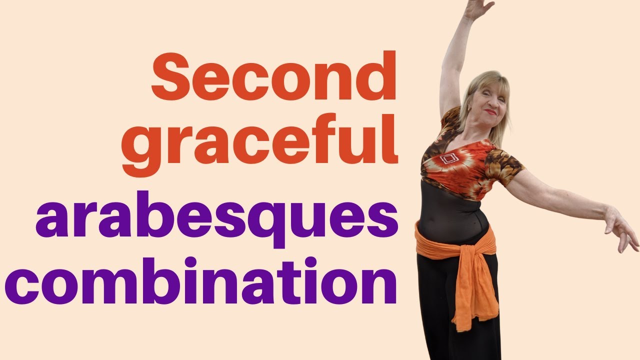 Belly dance combination with arabesques (second combo) Advanced belly dance combination