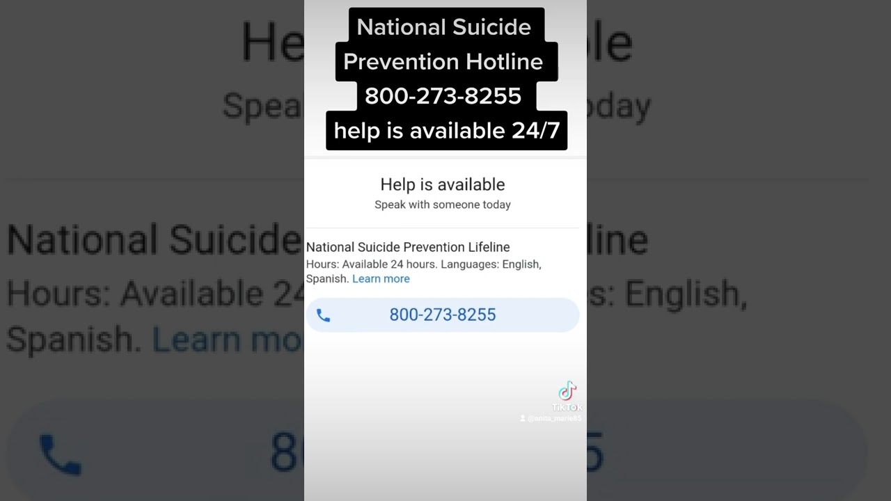 Help is available and you are not alone💜#helpisavailable #youareloved #suicideprevention #hotline