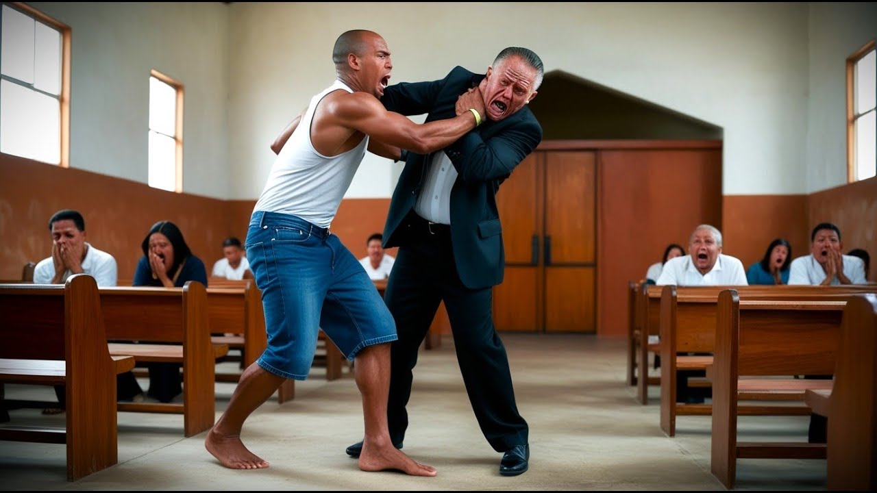 Un sicario entró a la iglesia para acabar con el pastor… pero lo que vio lo dejó sin palabras.