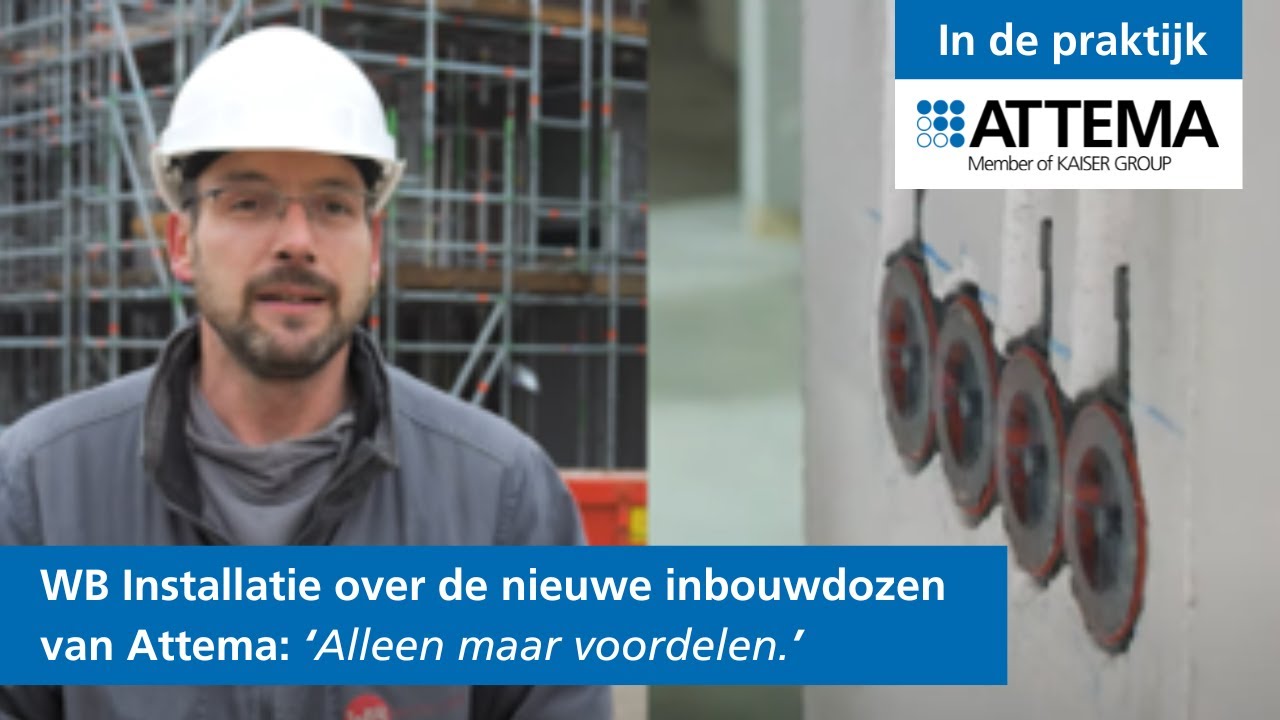 WB Installatie over de nieuwe inbouwdozen van Attema