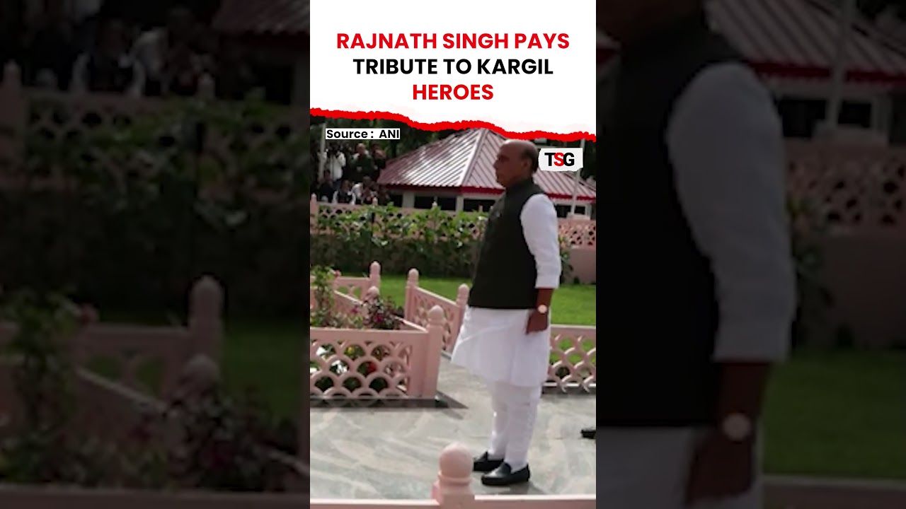 WATCH: Rajnath Singh Salutes Kargil Heroes | Powerful Tribute in Ladakh | TSG