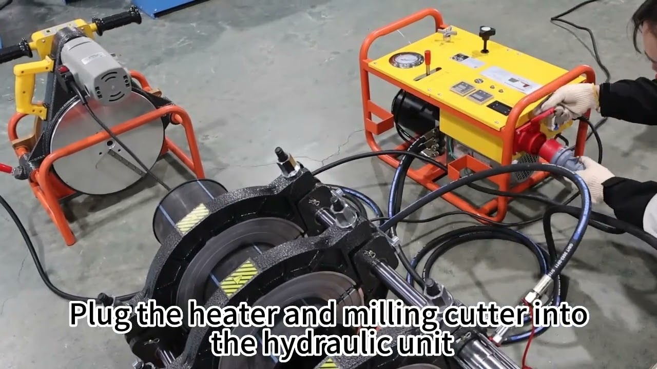 90-315mm HDPE Butt fusion welding machine