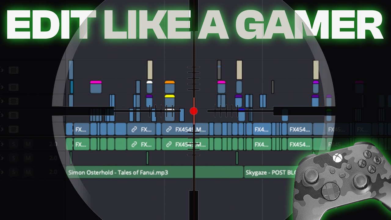 I edit videos with an xbox controller... It's easy!