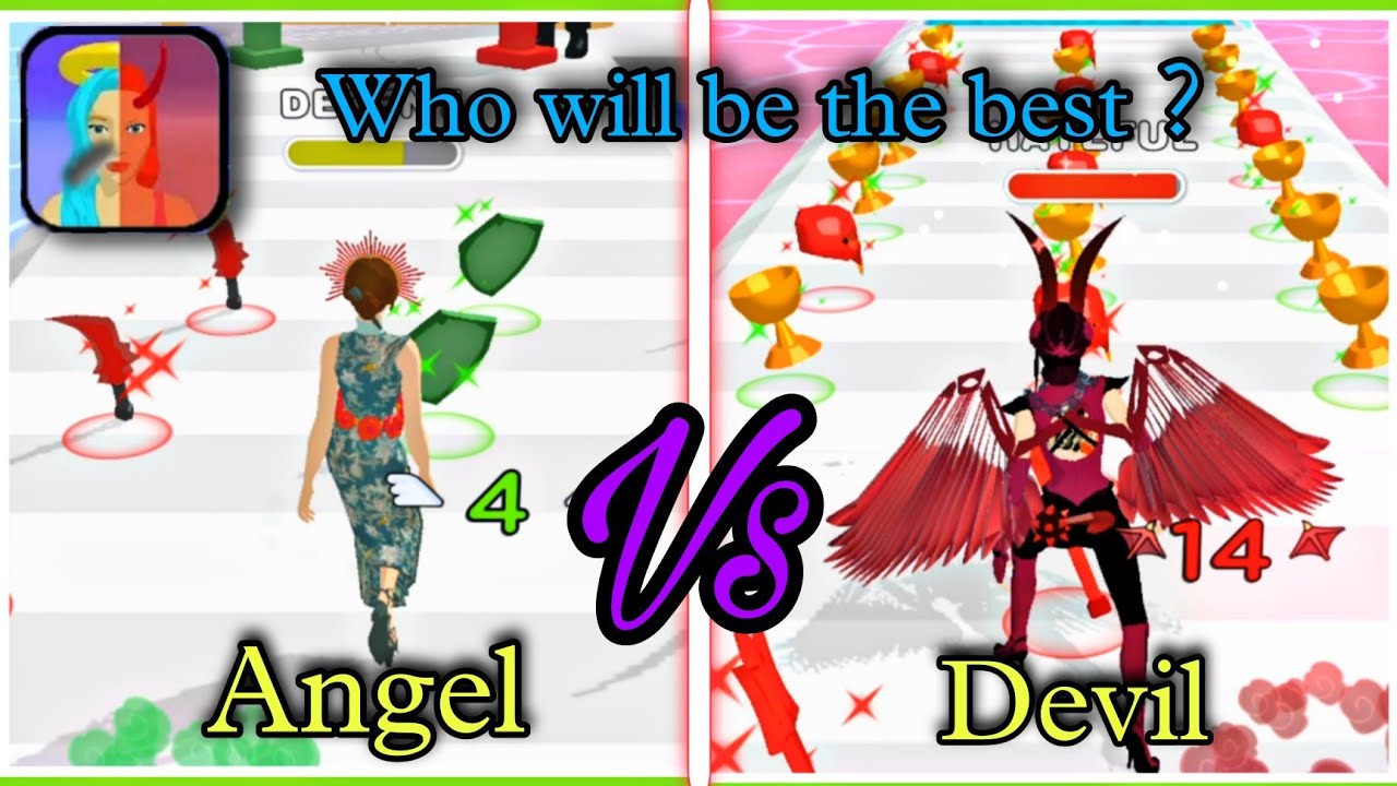 Angel vs Devil Gameplay | Destiny Run Game All Levels Part-1 (IOS & Android)