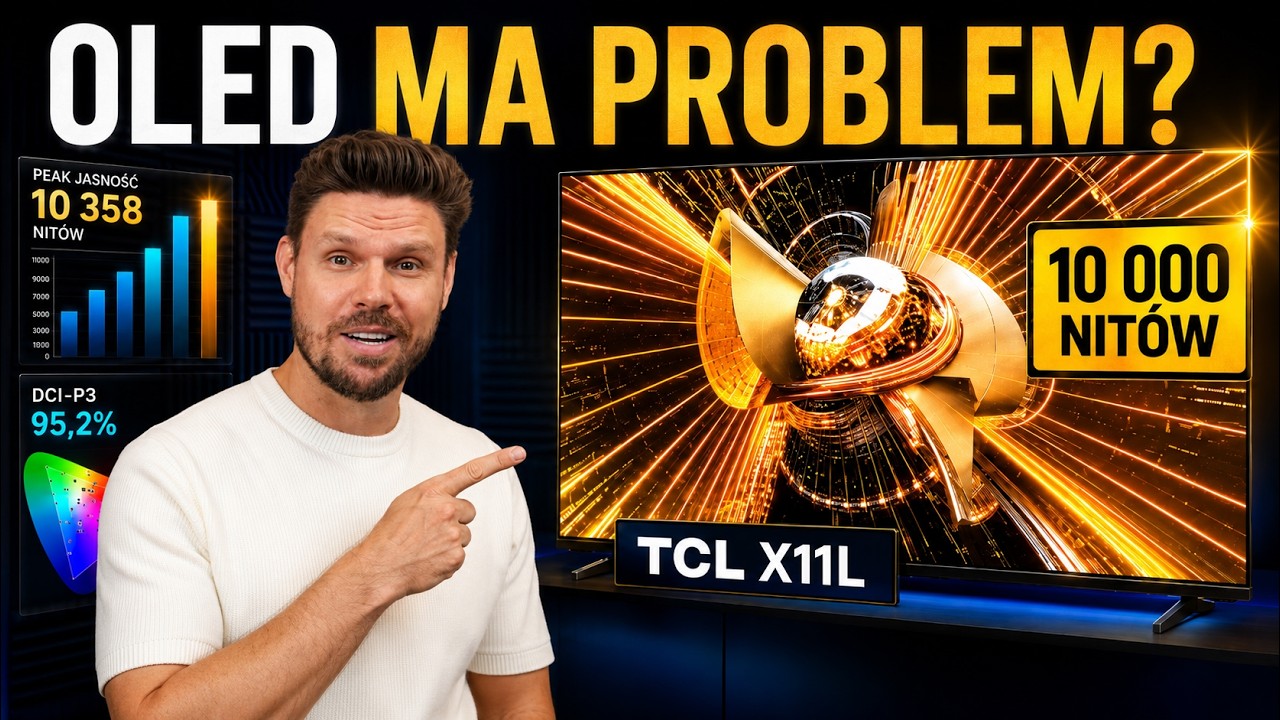 TCL X11L TEST: ponad 10 000 nit&oacute;w! Czy OLED ma problem?