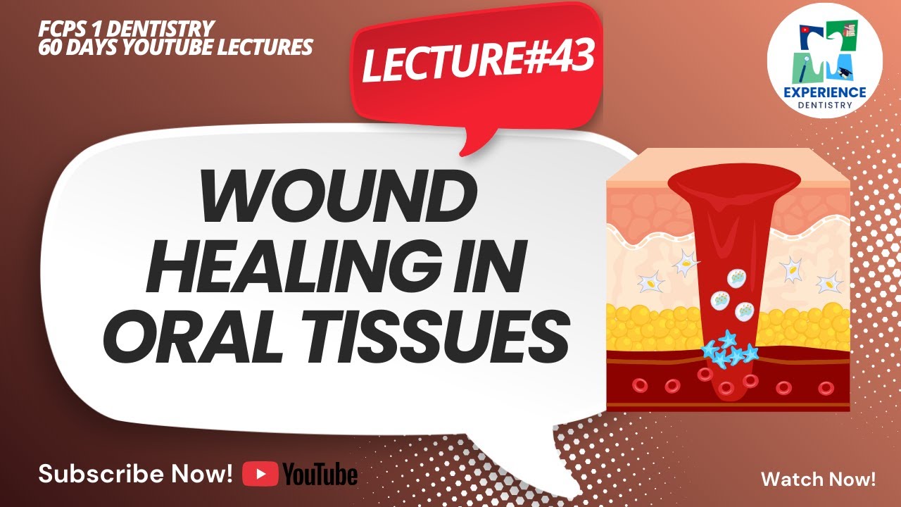 Wound Healing In Oral Tissues | Lecture #43 | FCPS 1 Dentistry Lectures