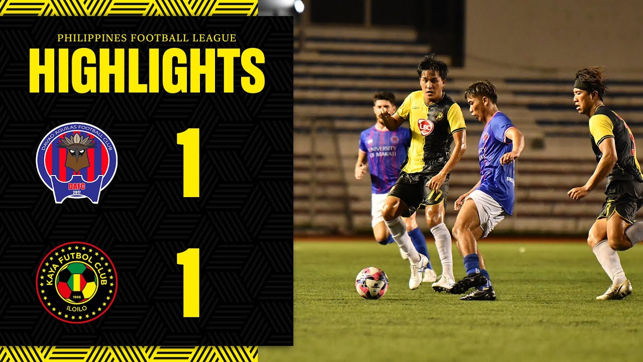 HIGHLIGHTS | Davao Aguilas 1-1 Kaya Iloilo | PFL 2024/25