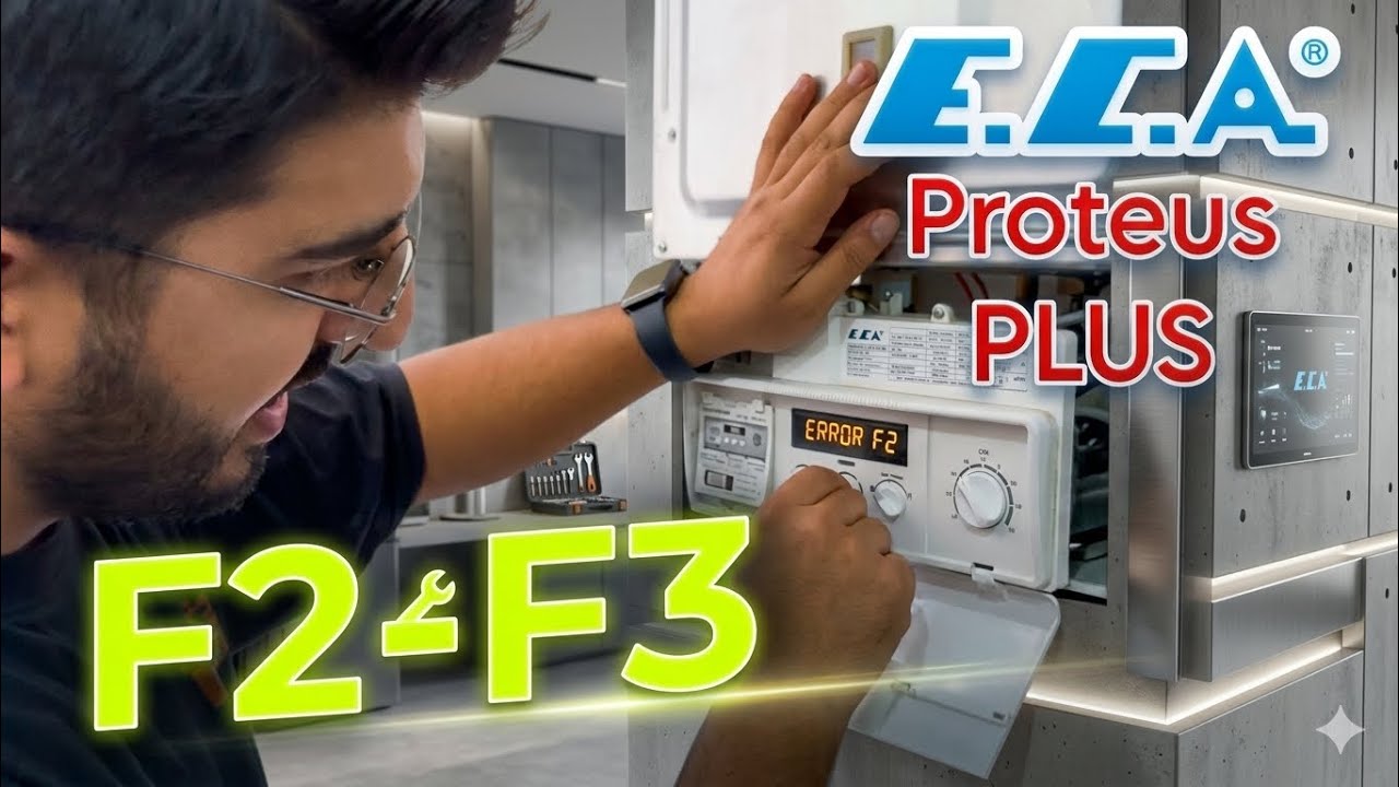 ECA KOMBİ F2 VE F3 ARIZASI NASIL ÇÖZÜLÜR ?