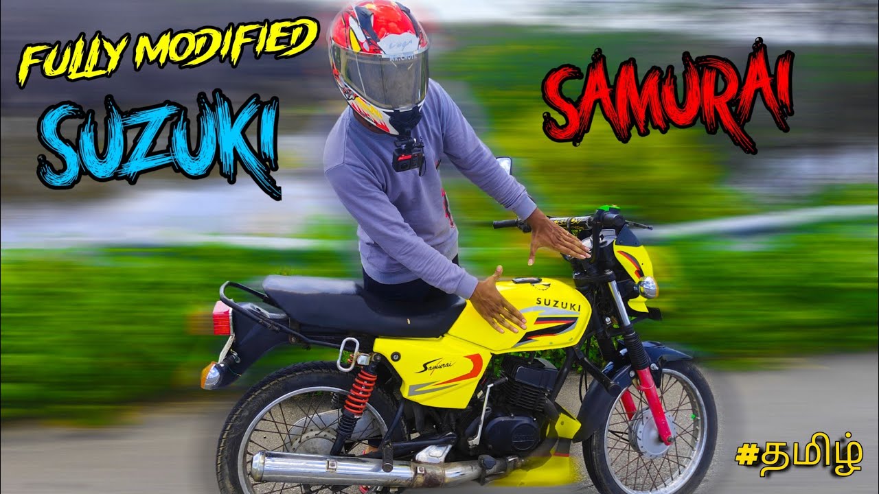 Fully modified Suzuki samurai vintage bike👀|sound King 🚀|