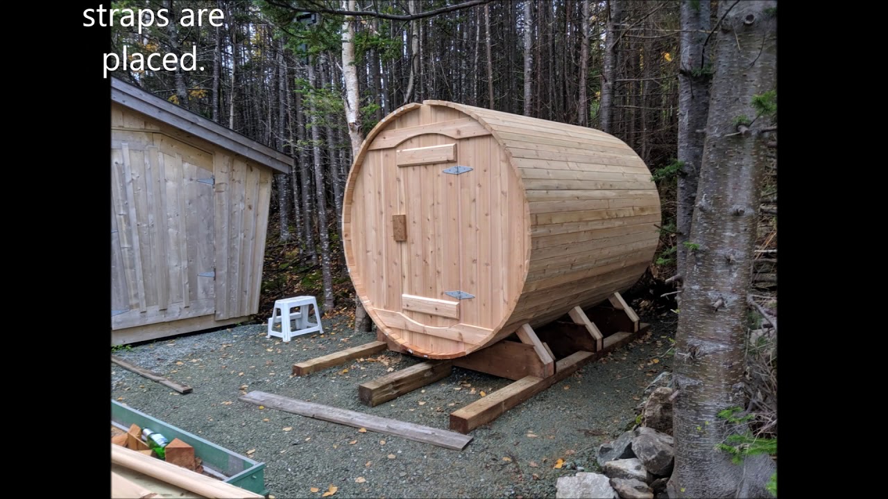 Barrel Sauna DIY Project