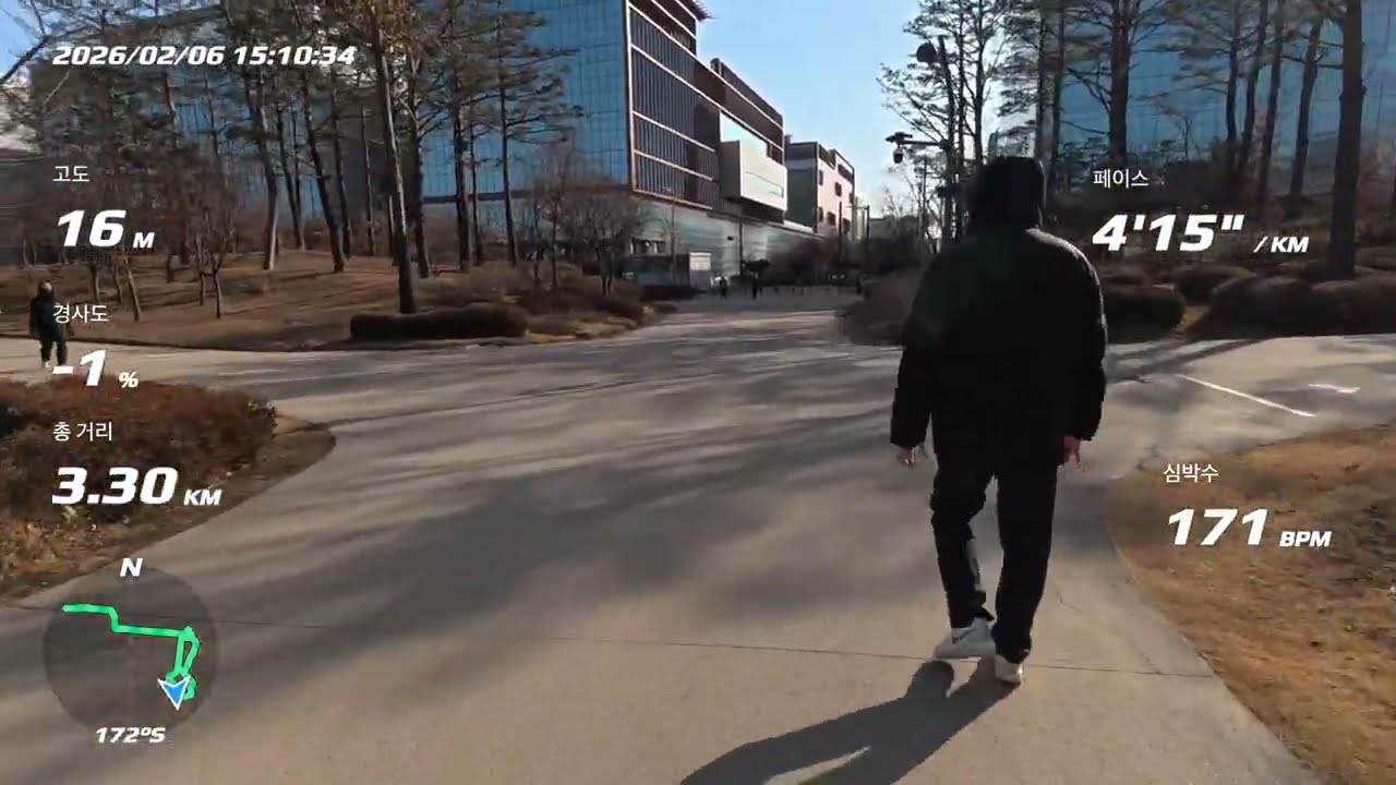 방화역에서 서울식물원 왕복 10KM 러닝