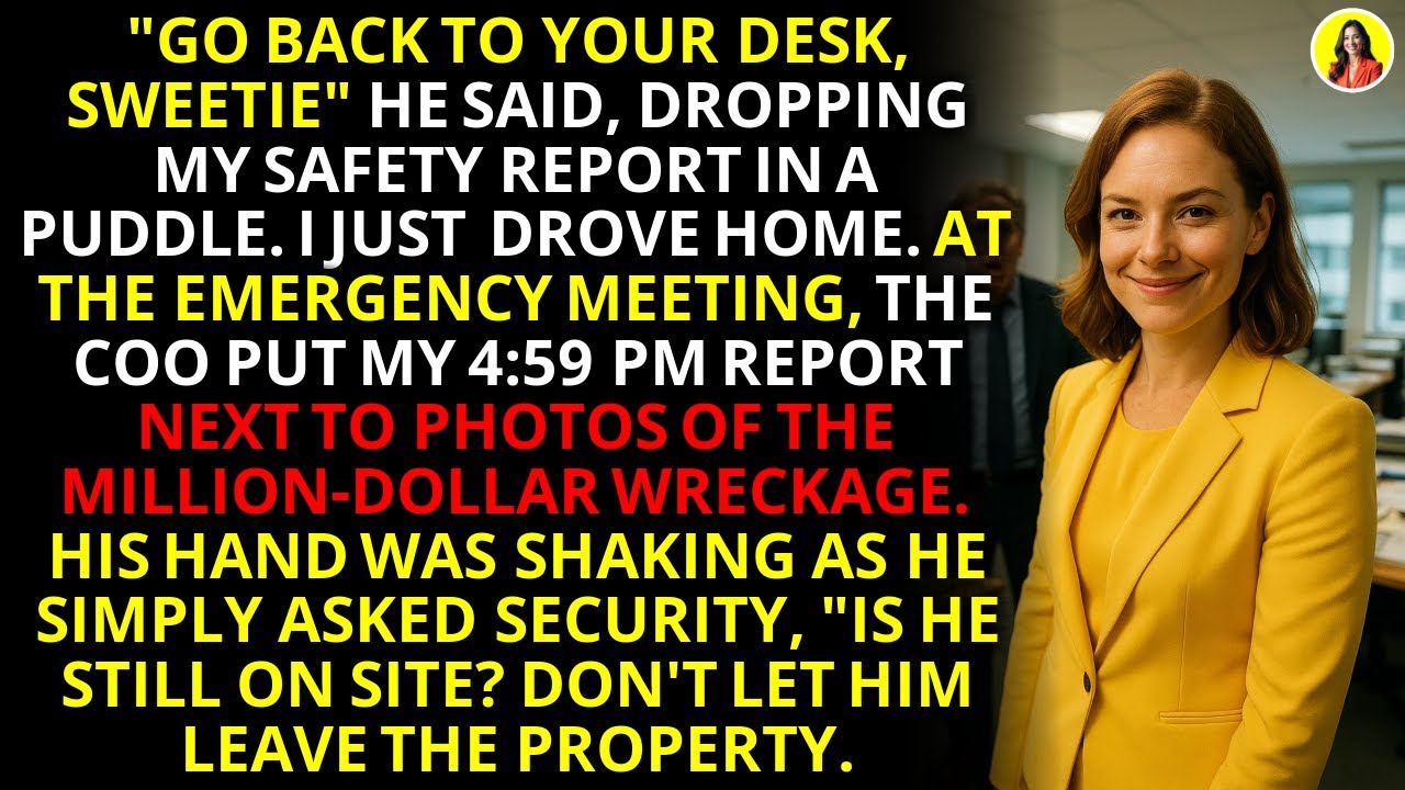 He Called Me 'Sweetie' – Then My 4:59 PM Report Destroyed His Career 💼 | #CorporateRevenge