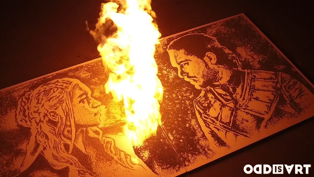 The Explosive Gunpowder Art of Dino Tomic