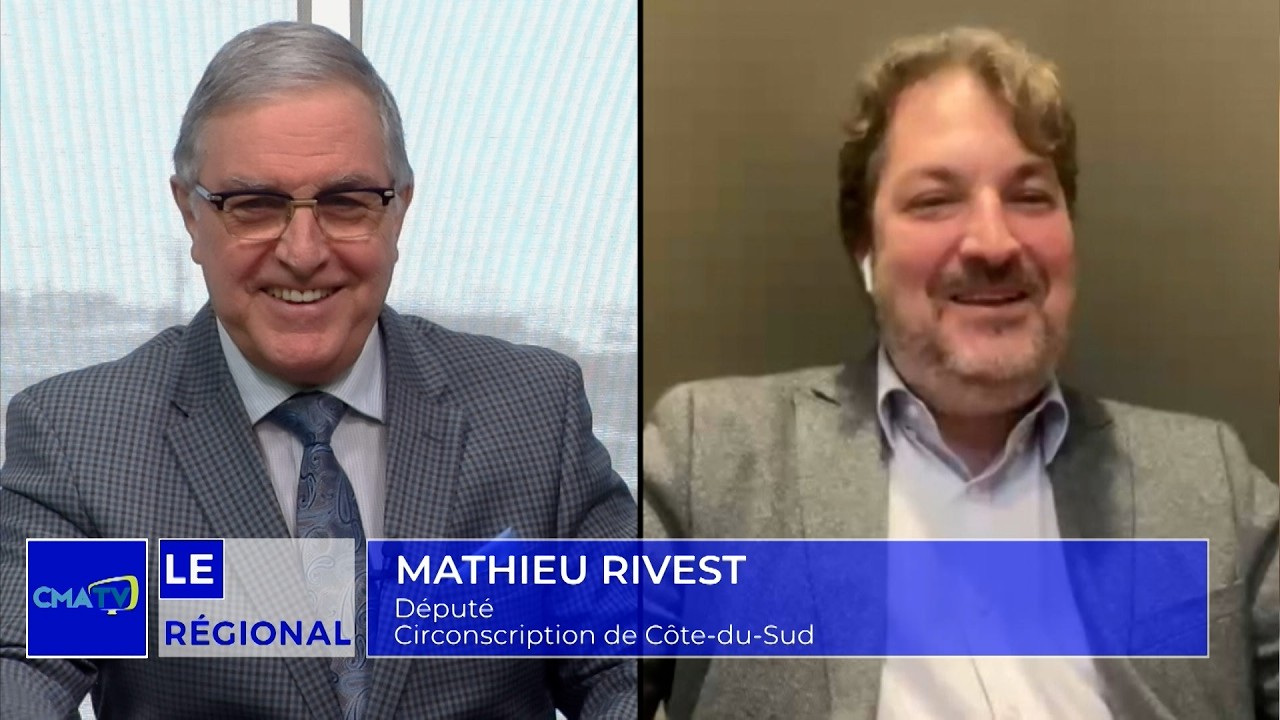 Entrevue - Mathieu Rivest, député de Côte-du-Sud - 13 mars 2026