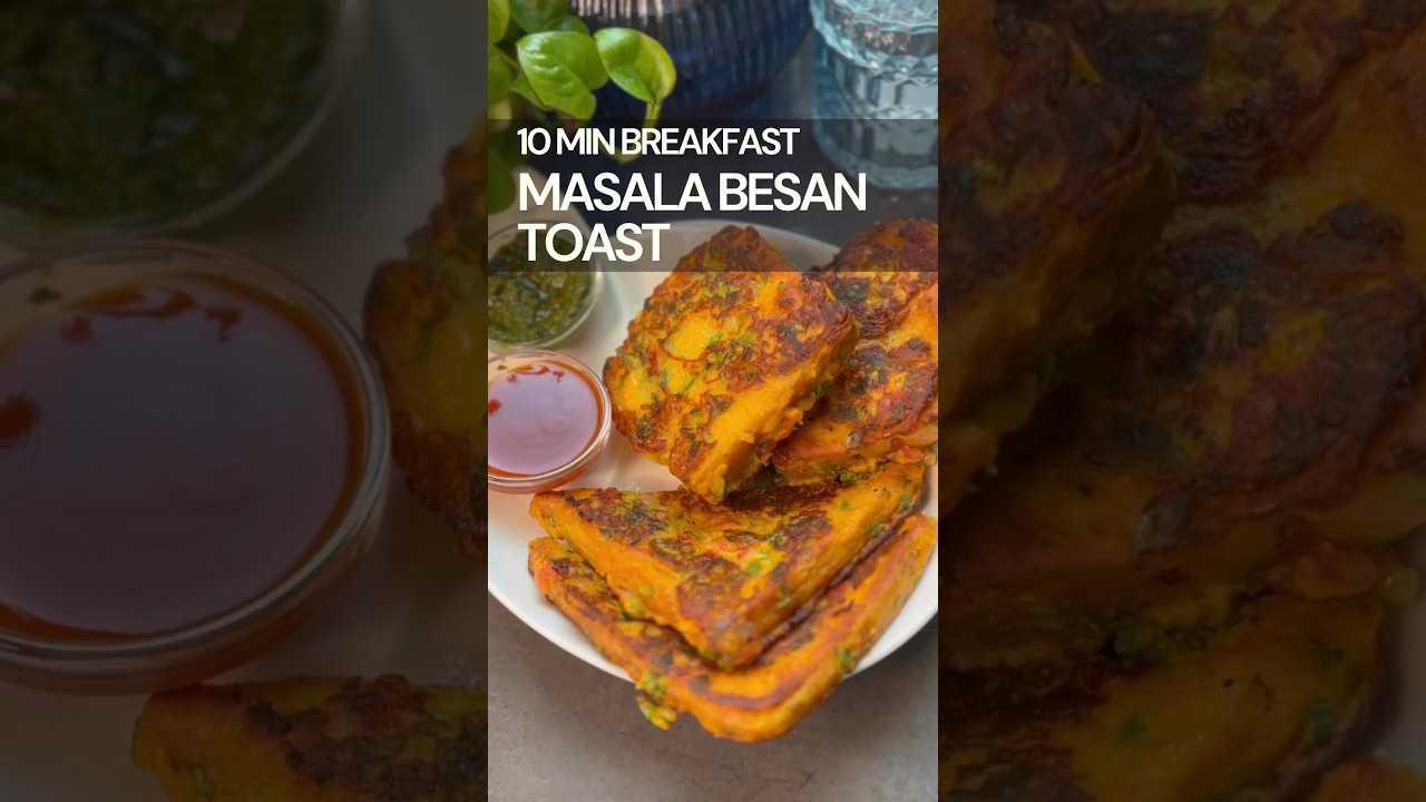 Masala Besan Toast | French Toast Recipe Indian Style | Easy Breakfast Recipes