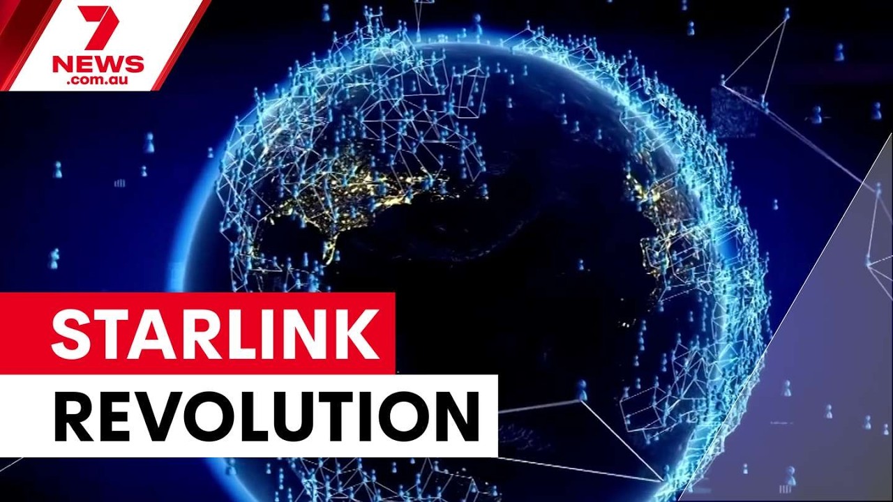Спутниковая революция Starlink бросает вызов австралийским операторам связи | 7NEWS