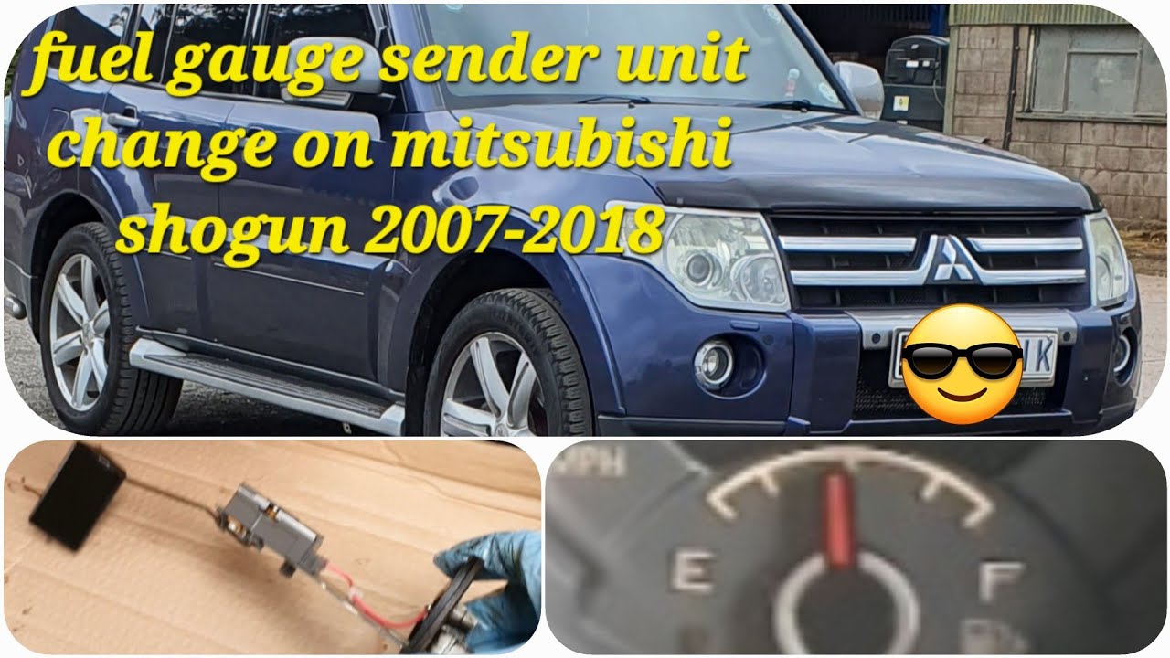 fuel gauge sender unit change mitsubishi shogun/pajero 2007-2018