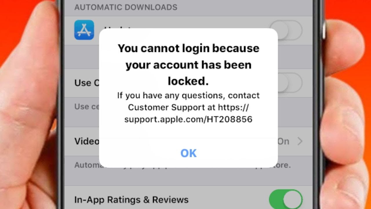 Как исправить ошибку &laquo;Невозможно войти в систему, так как ваша учетная запись заблокирована&raquo; | Ap...