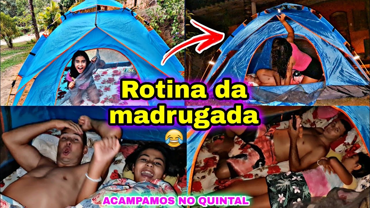 ROTINA DA MADRUGADA, ACAMPAMOS NO QUINTAL DE CASA FIZ BOLO DE CHOCOLATE E PÃOZINHO/JAQUE COSTA ❤️