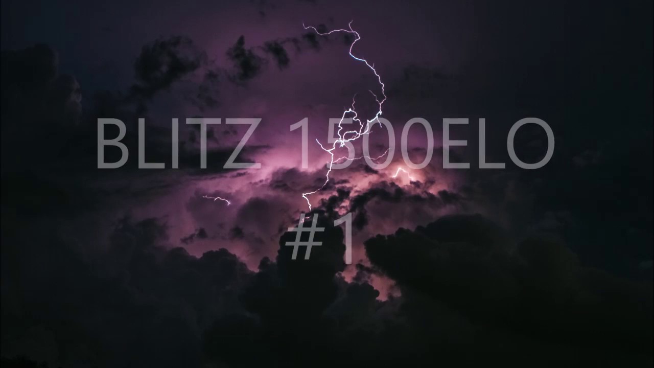 Blitz commenté niveau 1500 Elo #1 (défense sicilienne) (échecs)