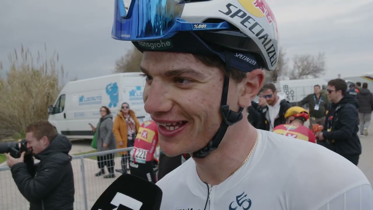 Джулио Пеллицари - Интервью на финише - Этап 4 - Тиррено-Адриатико 2026