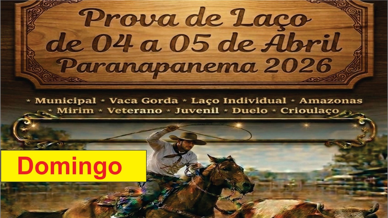 Prova da La&ccedil;o de Paranapanema - SP