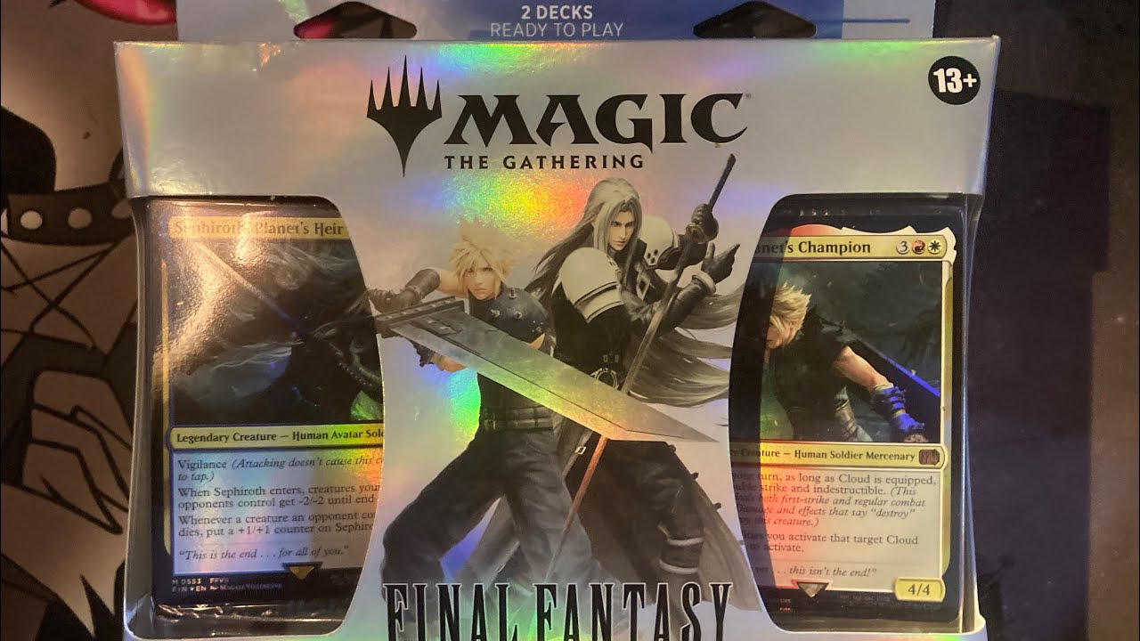 Magic the gathering final fantasy starter kit opening 