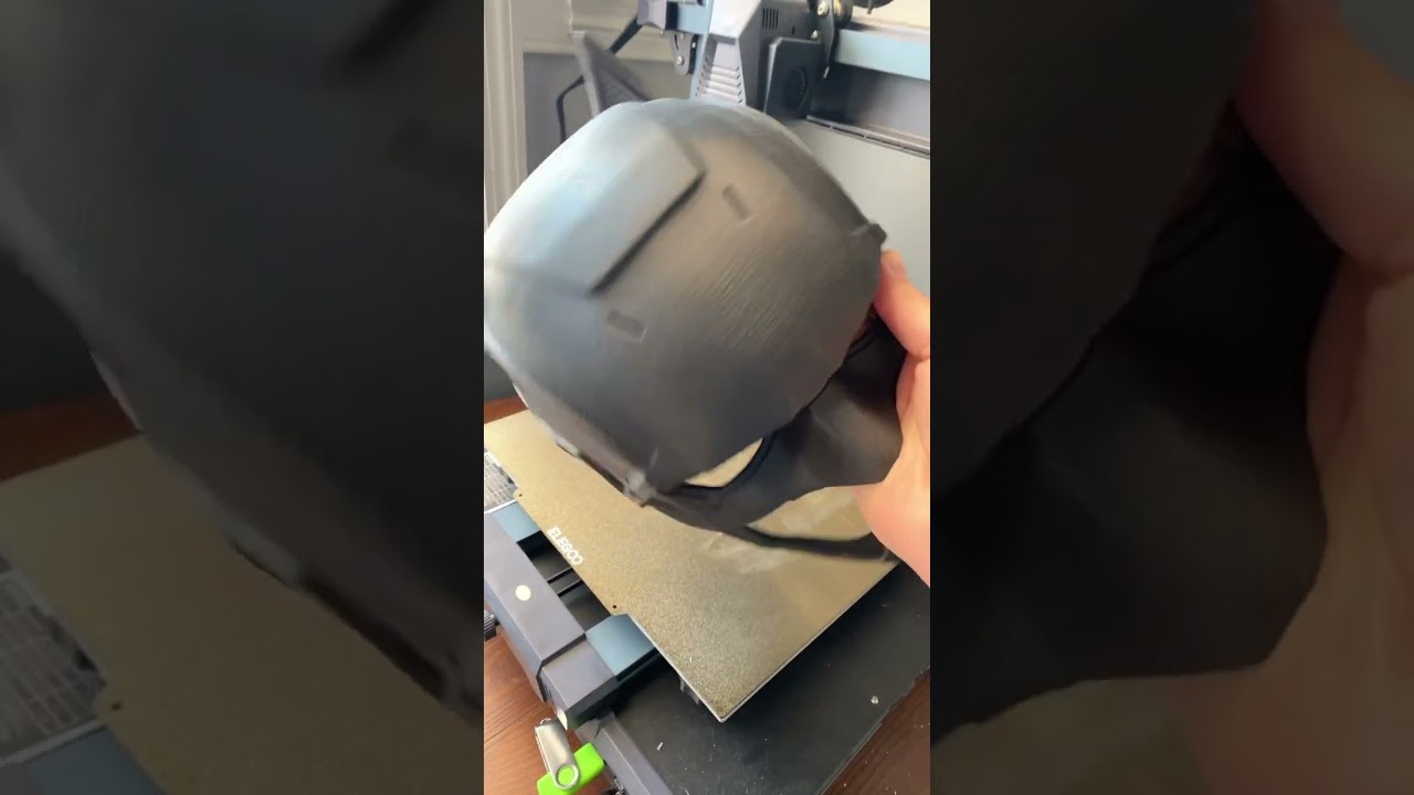 Complete 3D printed Batman helmet! #batman