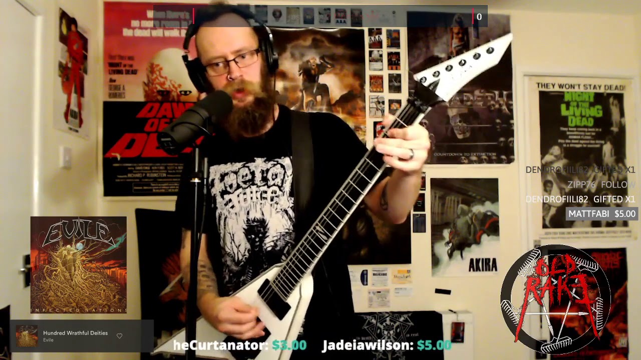 EVILE - Hundred Wrathful Deities || LIVE Play-through || Twitch || Old Rake