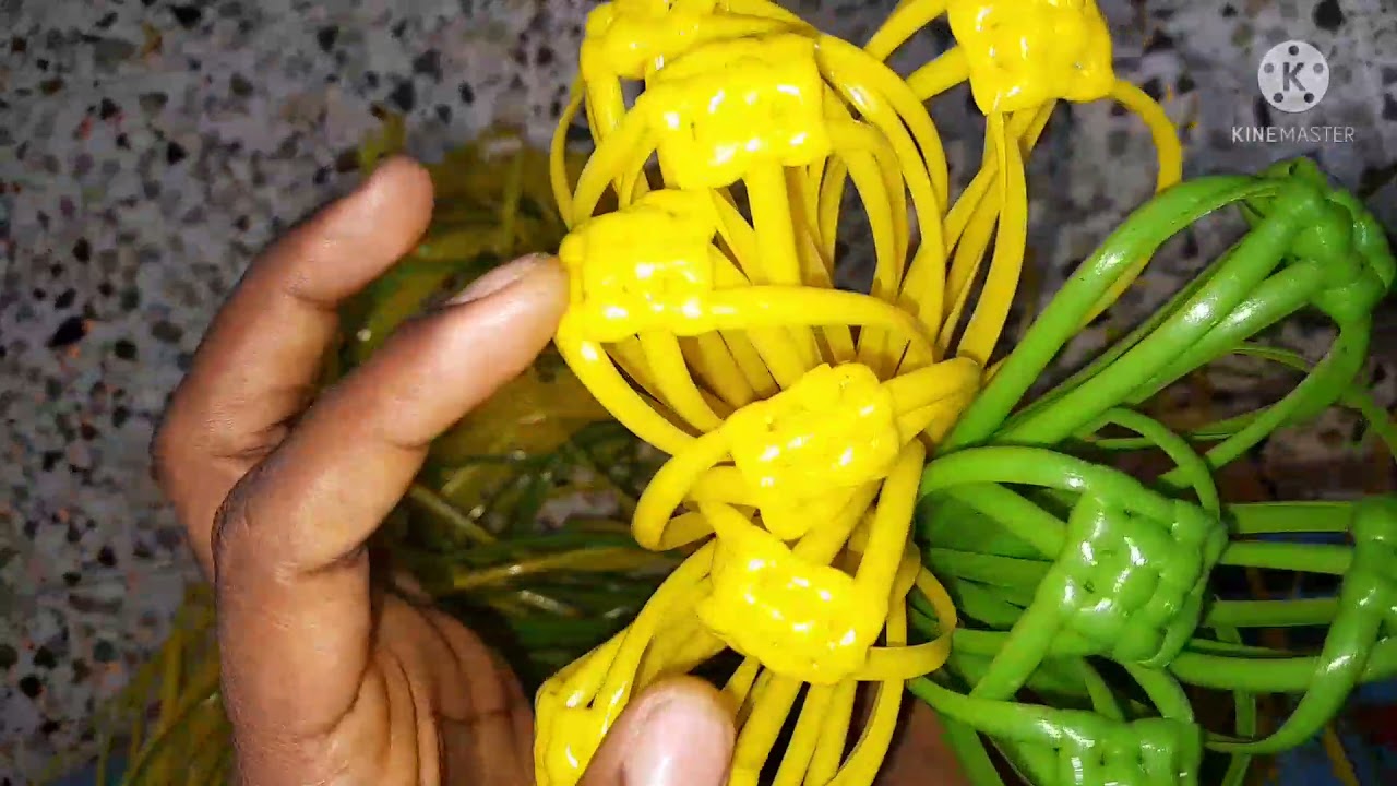 3 Roll New Model Biscuit knot  Different Base Cross Cut Koodai புது விதமான கூடை Part-1