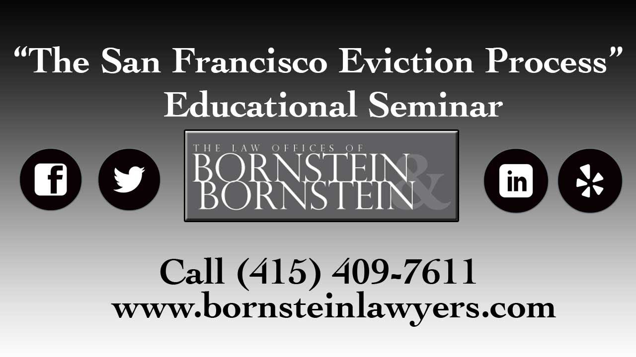 Learn about the SF Eviction Process + Unlawful Detainer Actions