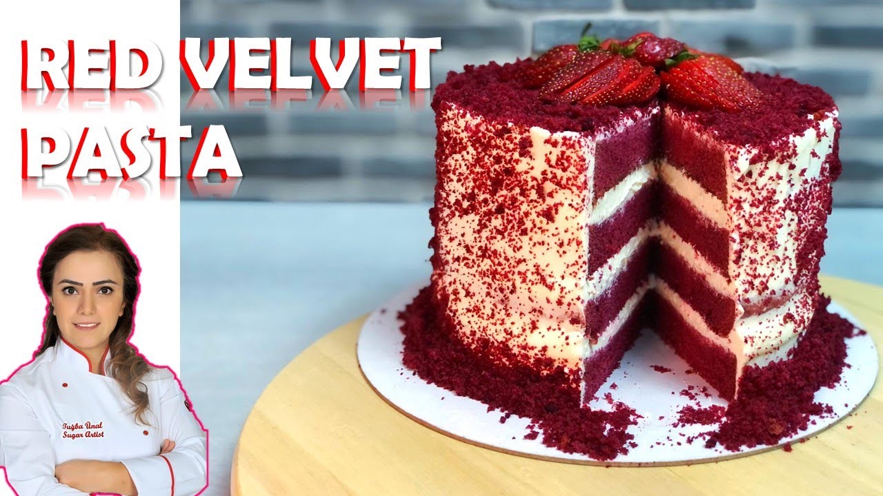 REKOR Lezzet‼️ RED VELVET Pasta Tarifi(Birebir Ölçülü)‼️MUHTEŞEM Kırmızı Kadife DOKUSU VE LEZZETİ ‼️