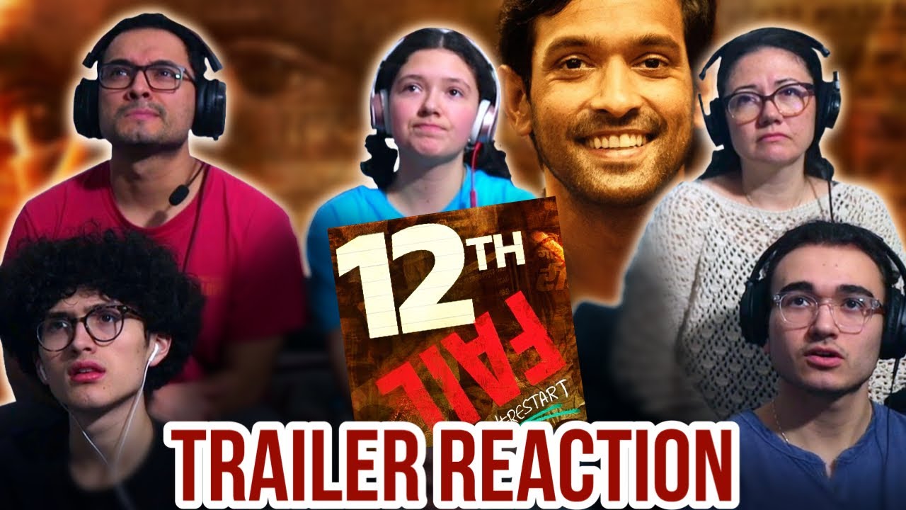 12th FAIL Official Trailer REACTION! | MaJeliv India