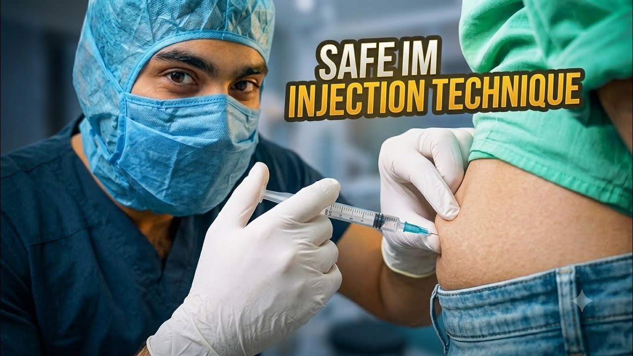 Intramuscular (IM) Injection Technique Explained | Nursing Skills Tutorial