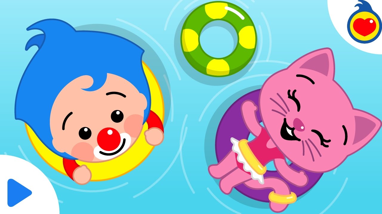 Splashing Around 💦Kids Songs & Learning Cartoons ♫ Plim Plim - The Kindness Hero