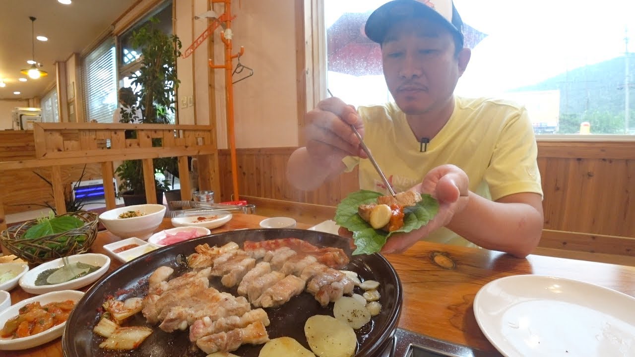 삼겹살 땡기는 날😋 우리동네 삼겹살집~ MUKBANG EATING SHOW 삼겹살먹방