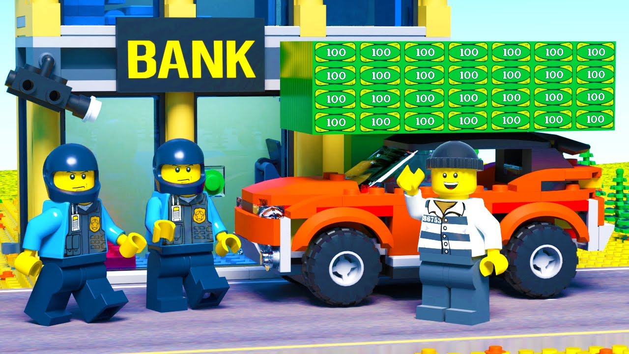 LEGO City Bank Robbery Fail - Money Transport