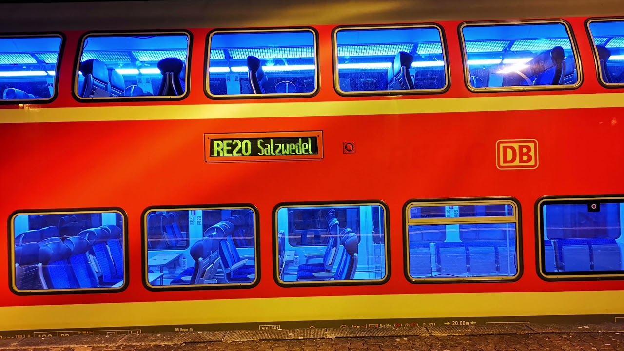 Deutsche Bahn AG - REGIO S&uuml;d-Ost - RE 20 Salzwedel &harr;️ Magdeburg Hbf - Stationsansage Salzwedel