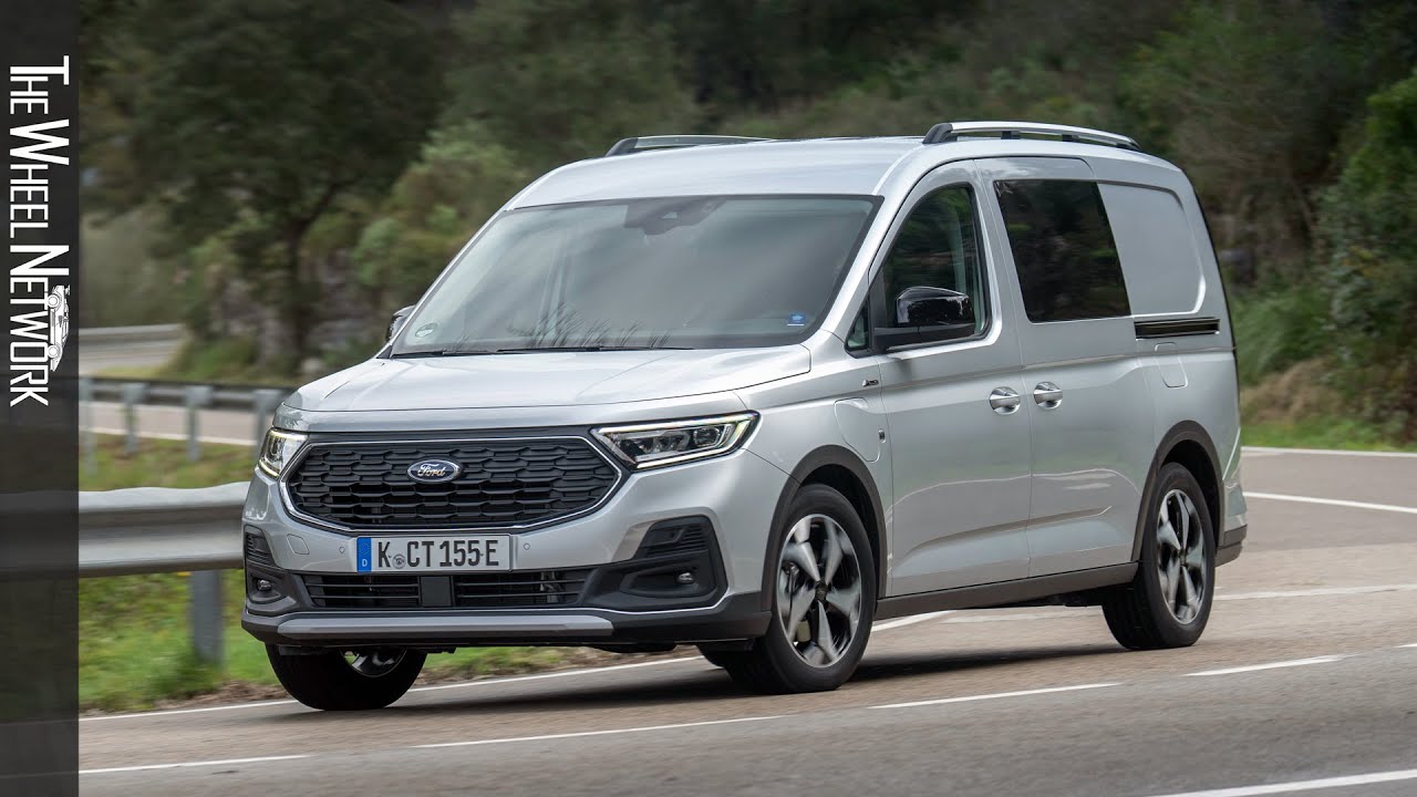 2025 Ford Transit Connect PHEV FlexCab L2 | Stardust Silver | Driving, Interior, Exterior [4K]