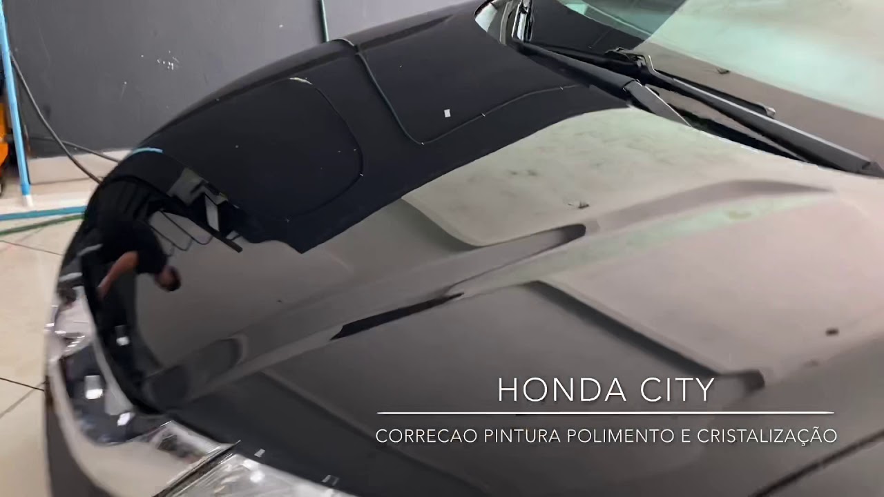 DE MARTINS ESTETICA AUTOMOTIVA APRESENTA HONDA CITY POLIMENTO E CRISTALIZACAO