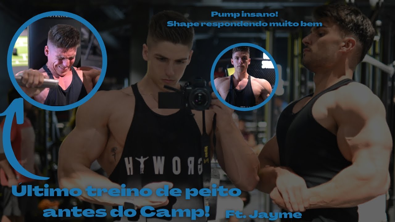 ÚLTIMO TREINO DE PEITO ANTES DA COMPETIÇÃO - EM BUSCA DO PRO NATURAL 🐻🌱 - ft. Jayme De Lamadrid