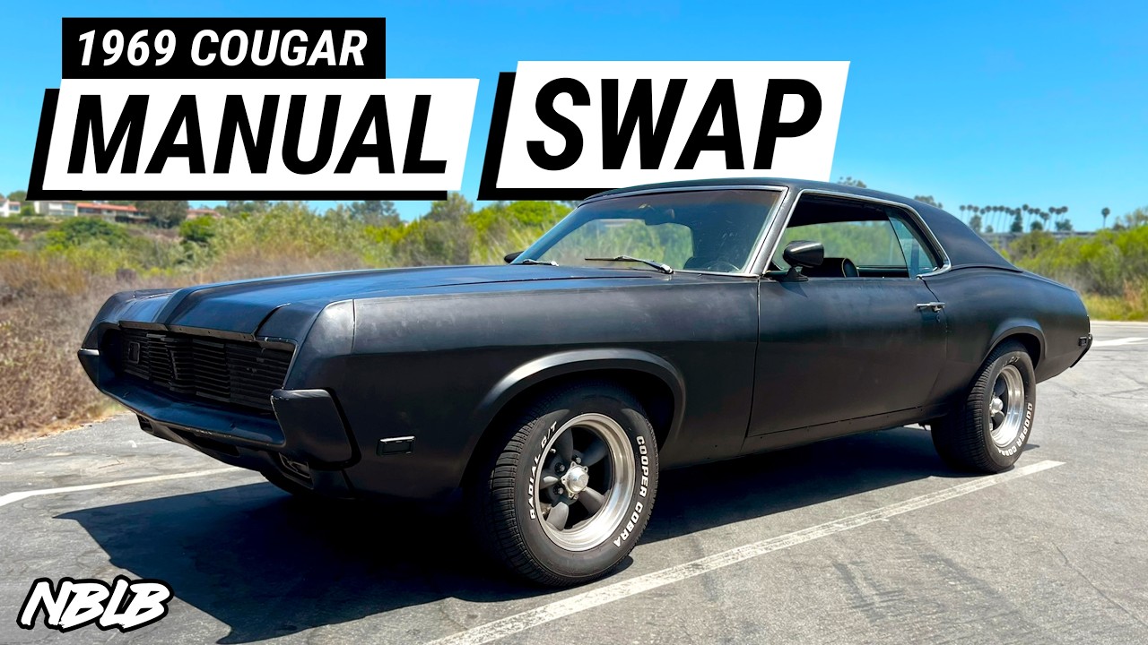 Замена 5-ступенчатой ​​механической коробки передач Fox Body на Mercury Cougar 1969 года