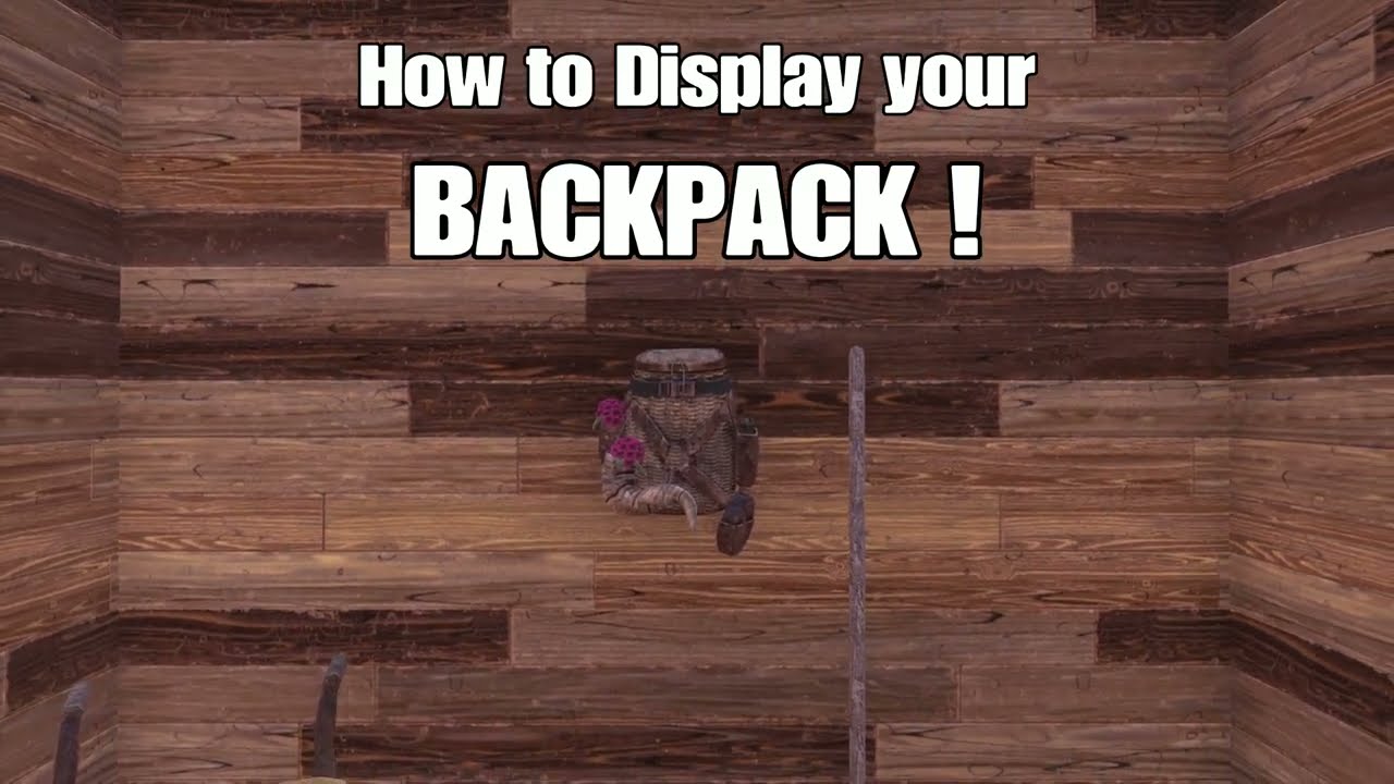 Fallout 76|How to Display Backpacks