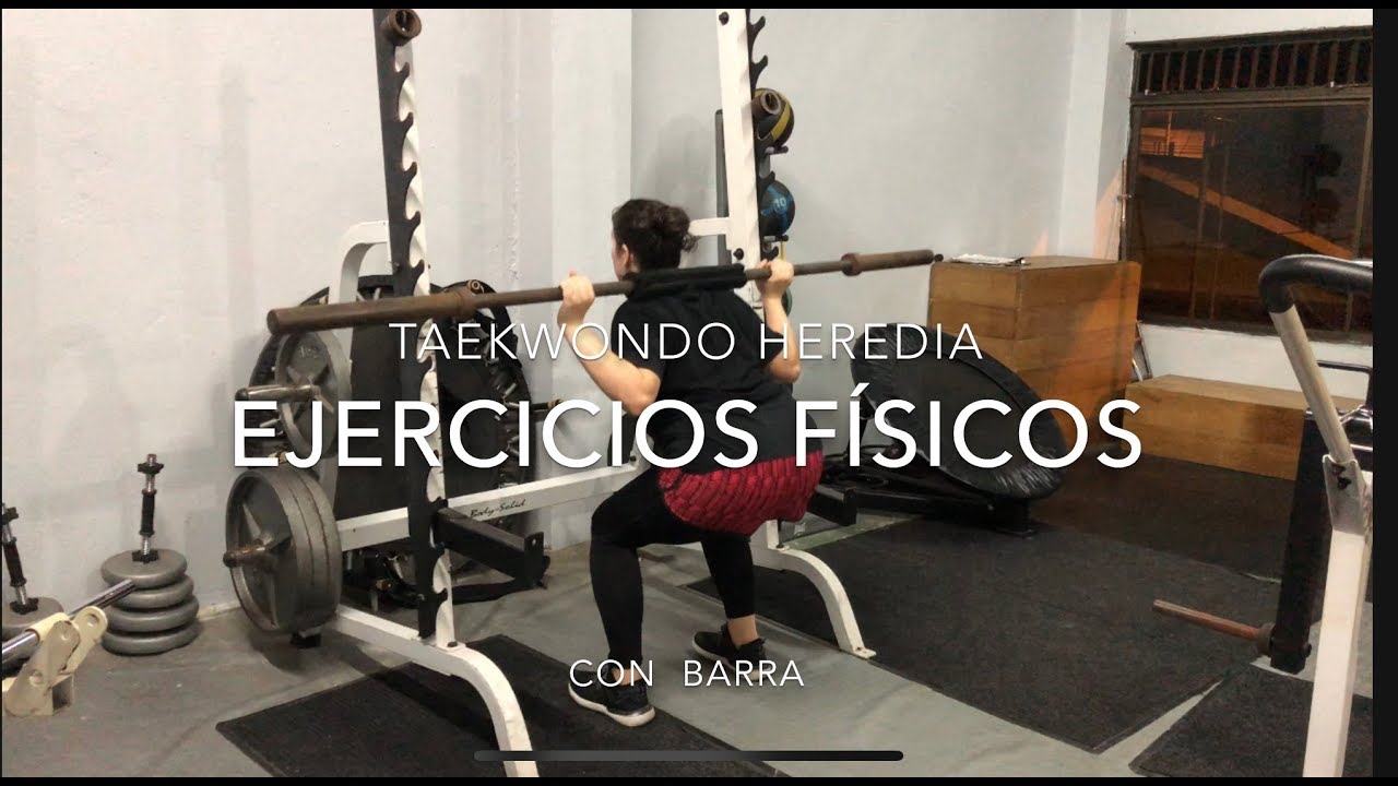 Ejercicios en gimnasio para el Taekwondo