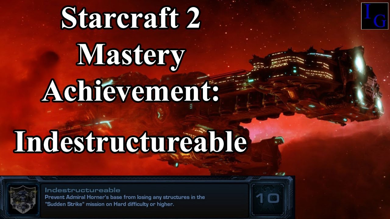 Indestructureable Starcraft 2 Mastery Achievement Guide SC2 Nova Covert Ops Hard Walkthrough