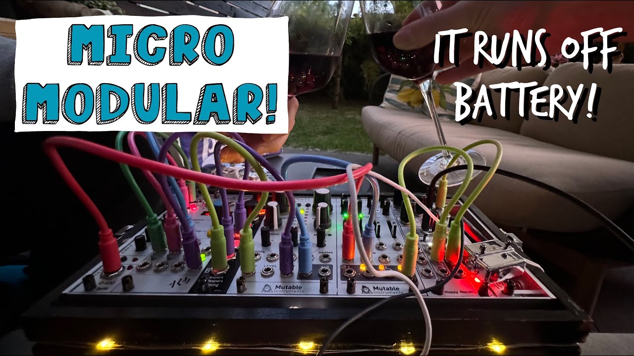 Portable Modular Synth Rig in a Berlin Bar?! Pre-Superbooth Mini Jam 🎛🍻