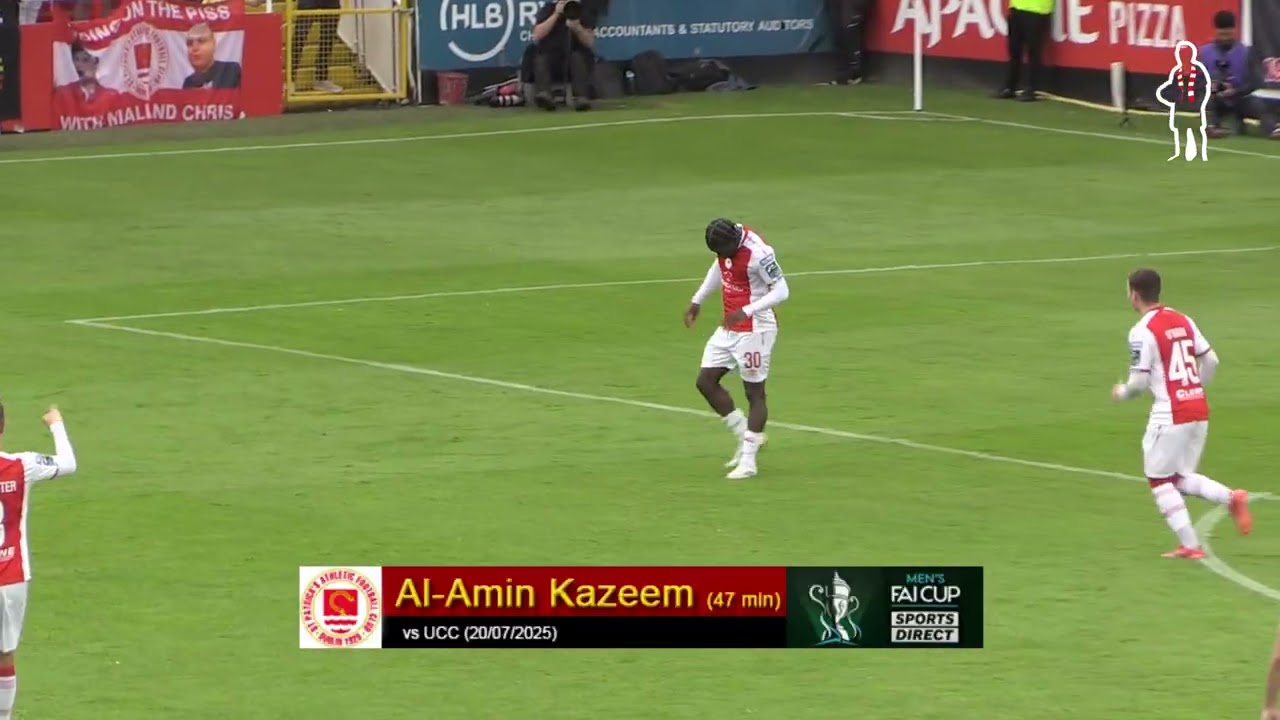 Goal: Al-Amin Kazeem (vs UCC 20/07/2025)